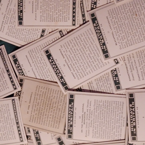 Churchman's cigarette cards - Holidays in Britain 🇬🇧 - Picture 10 of 13